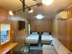 ゆっくりと身体を休められる静かで温かい空間