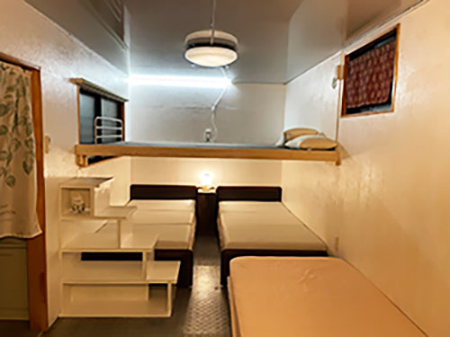 複数人でも快適に過ごせる寝室スペース