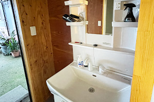 清潔で使いやすい洗面スペース